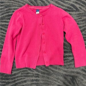 Old navy girls pink cardigan